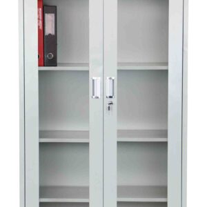 Helena High Steel Filing Cabinet Light Grey