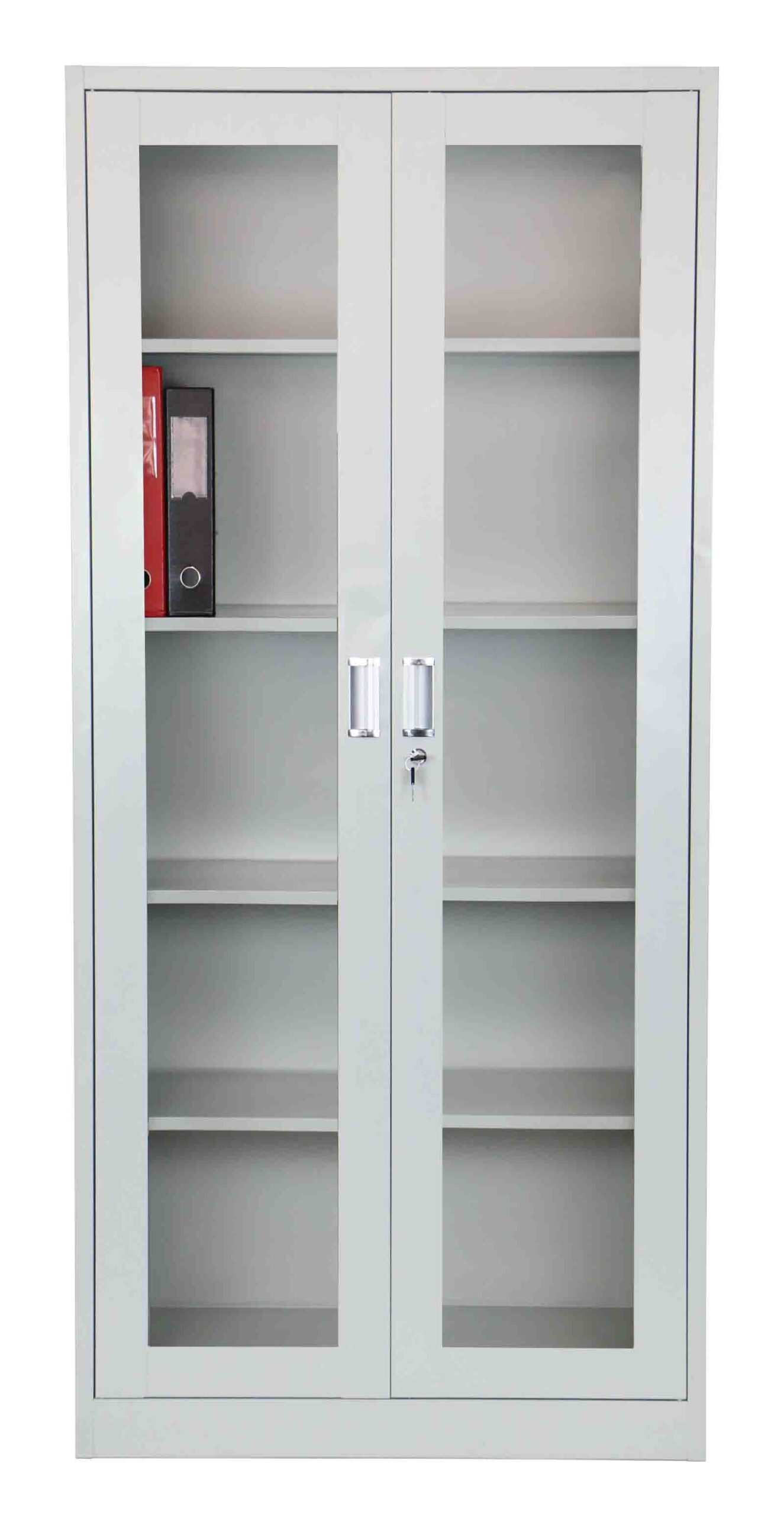 Helena High Steel Filing Cabinet Light Grey