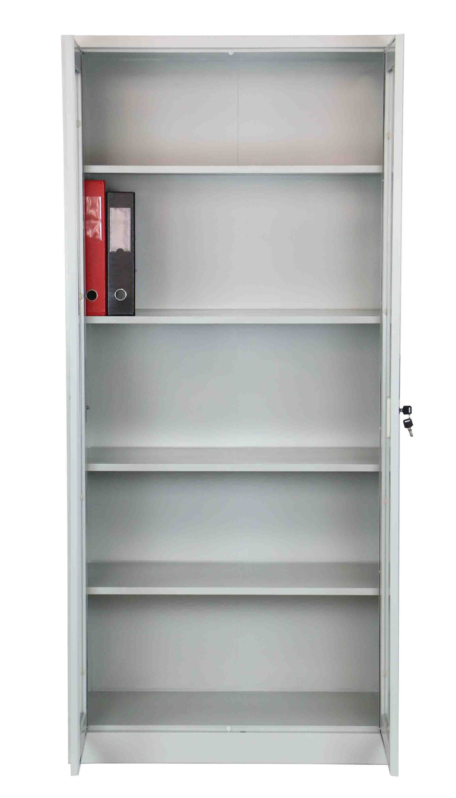 Helena High Steel Filing Cabinet Light Grey - Image 2