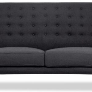 Replica WingBack Designer 3 Seater Sofa (Charcoal)
