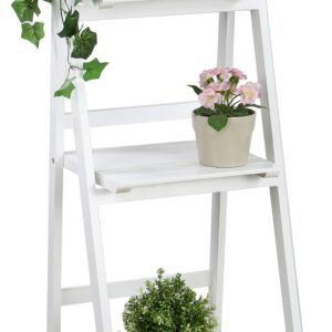 Rosea Foldable 3 Tier Flower Stand White