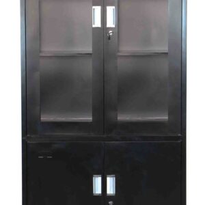 Helen High Steel Filing Cabinet Black
