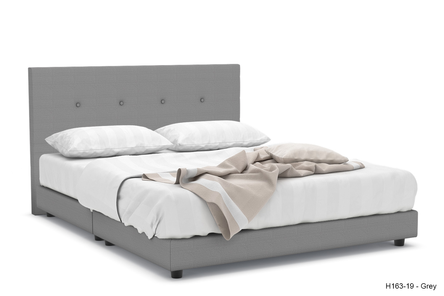 Perlyn Fabric Bed Frame - Image 2