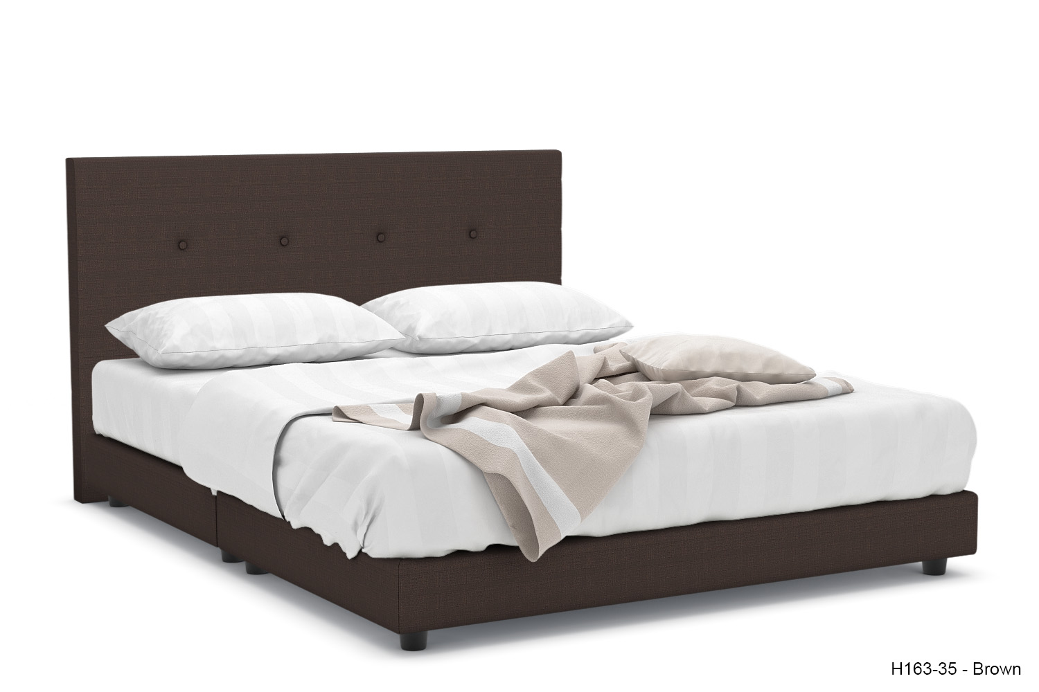 Perlyn Fabric Bed Frame - Image 4