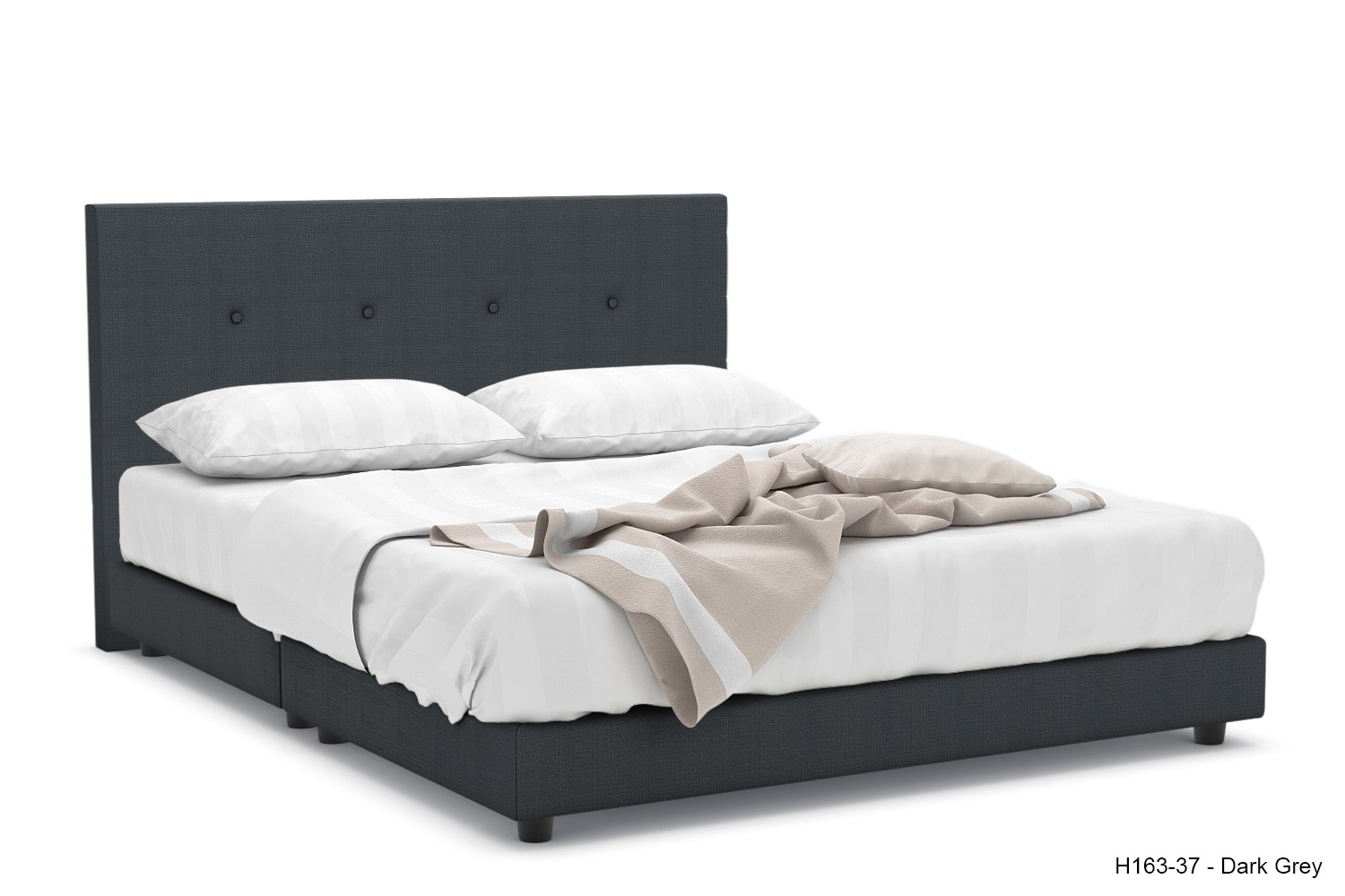 Perlyn Fabric Bed Frame - Image 6