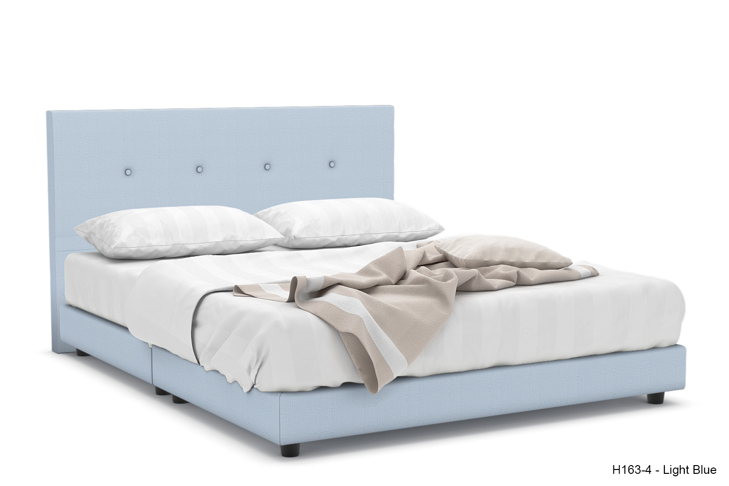 Perlyn Fabric Bed Frame - Image 3