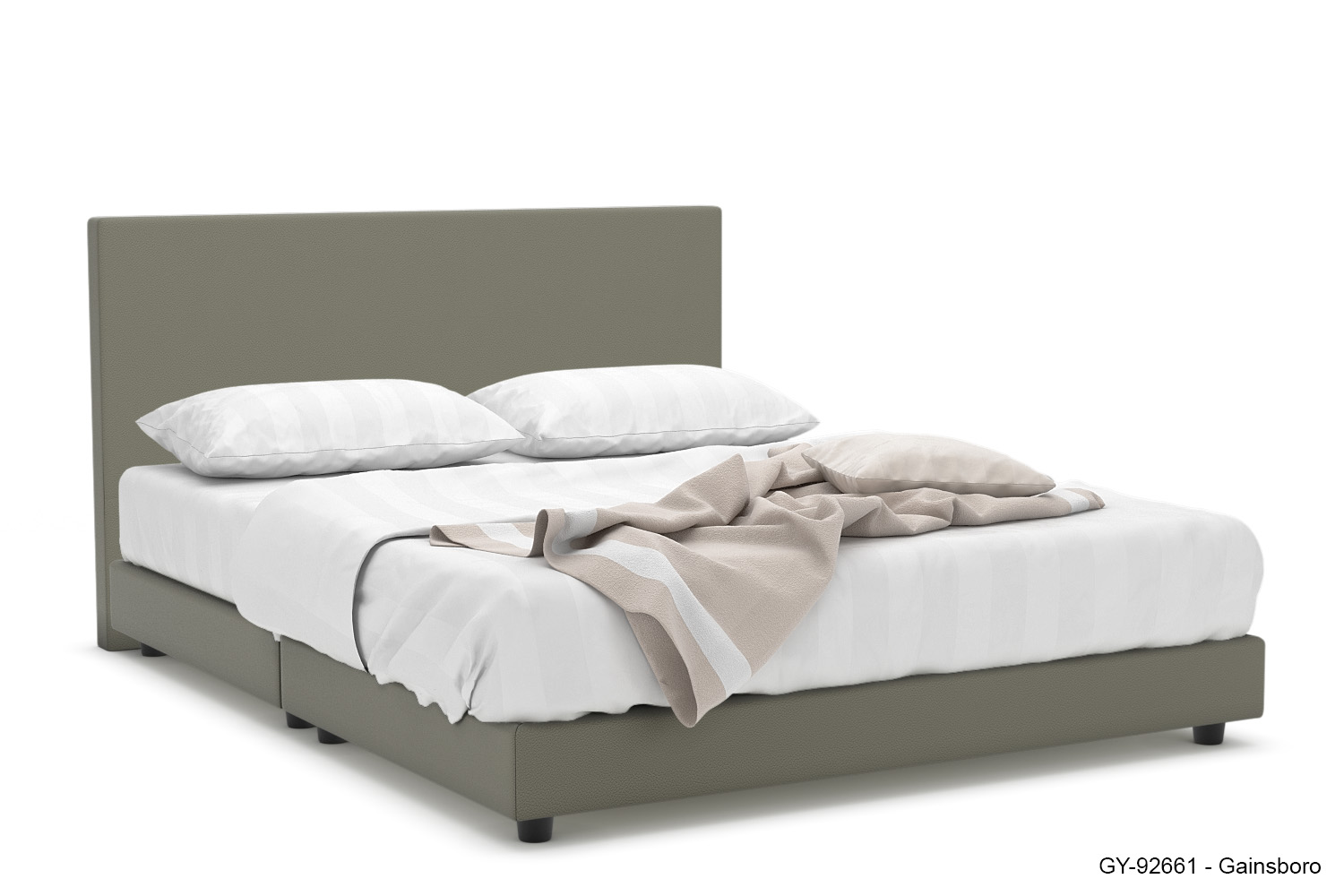 Hester Faux Leather Bed Frame - Image 2