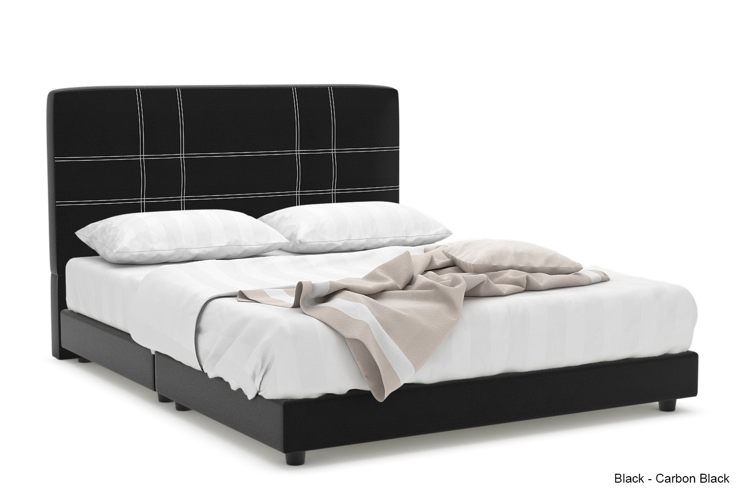 Vita Faux Leather Bed Frame - Image 6