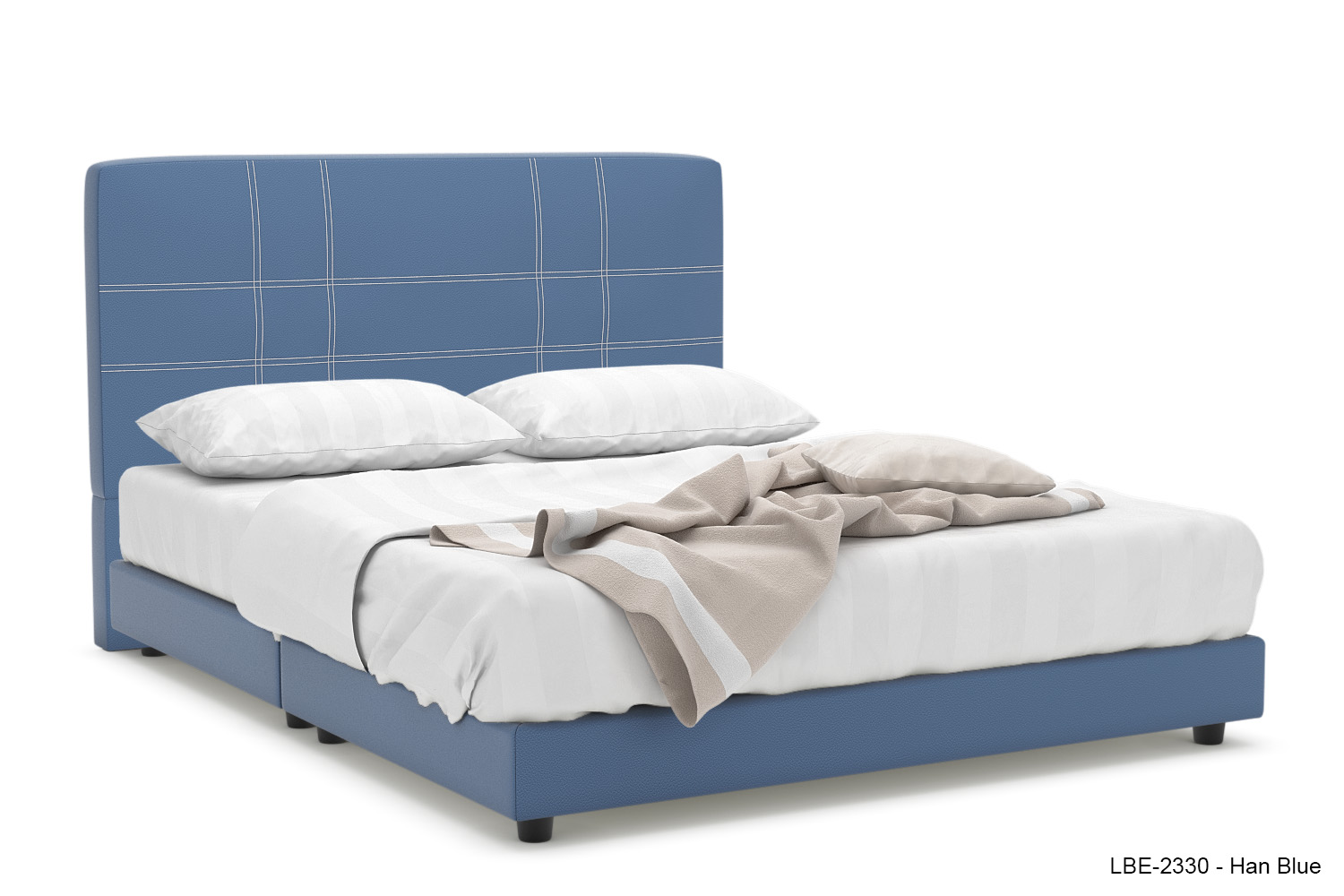 Vita Faux Leather Bed Frame - Image 4