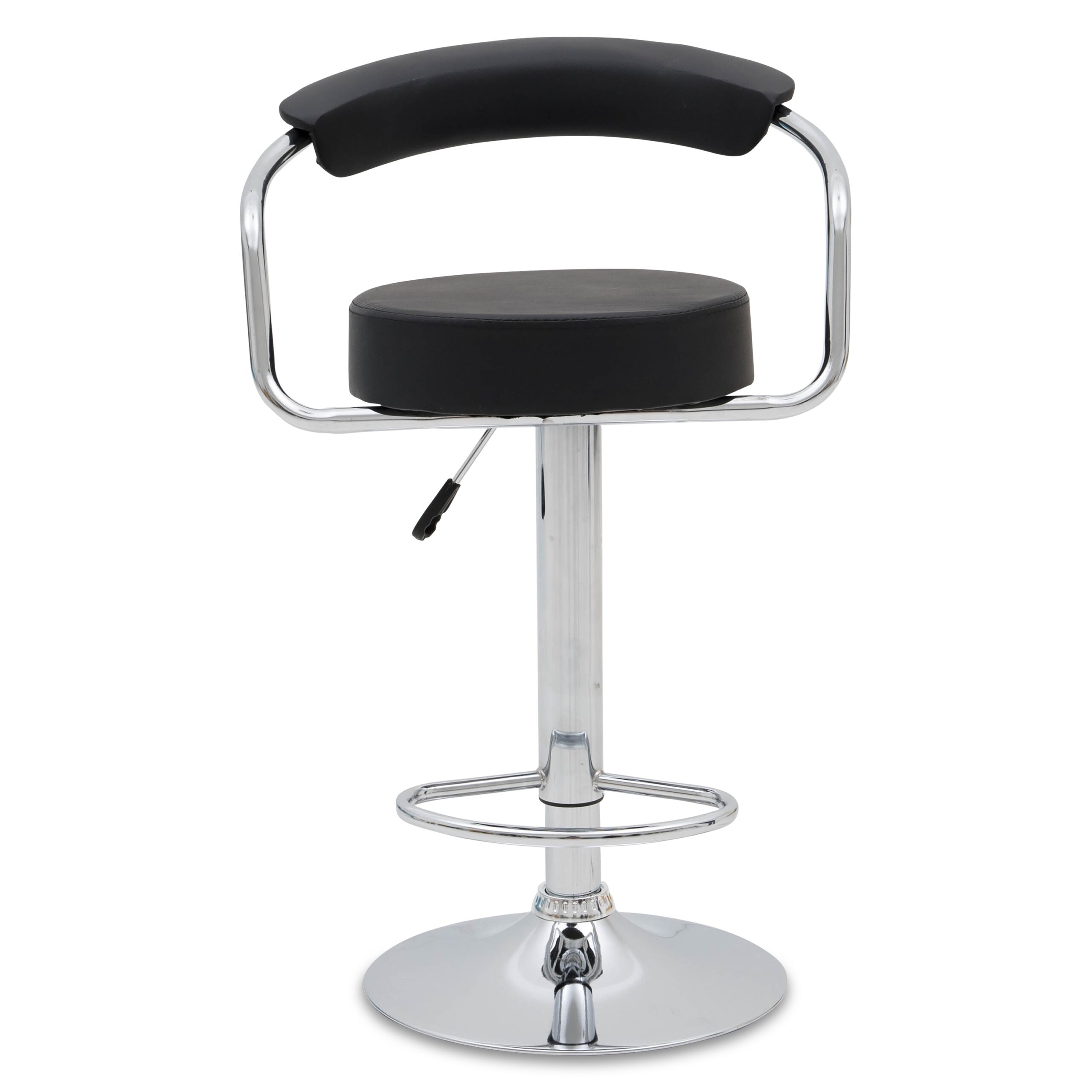 Balustrade Armchair Bar Stool (Black)