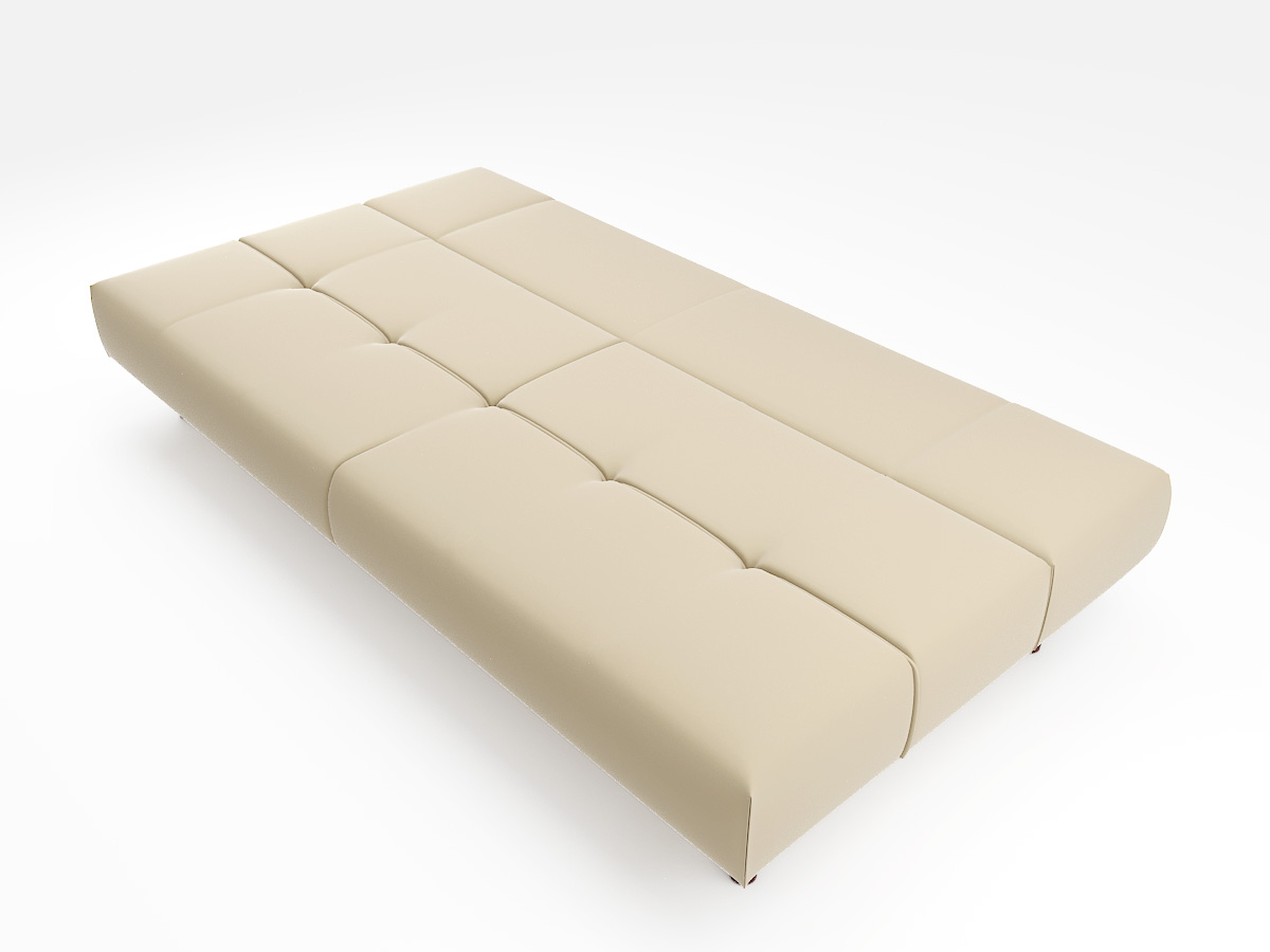 Sweden Sofa Bed (PVC Beige) - Image 5