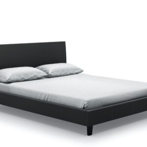 Haagen Queen-Sized Bed (PU Black)