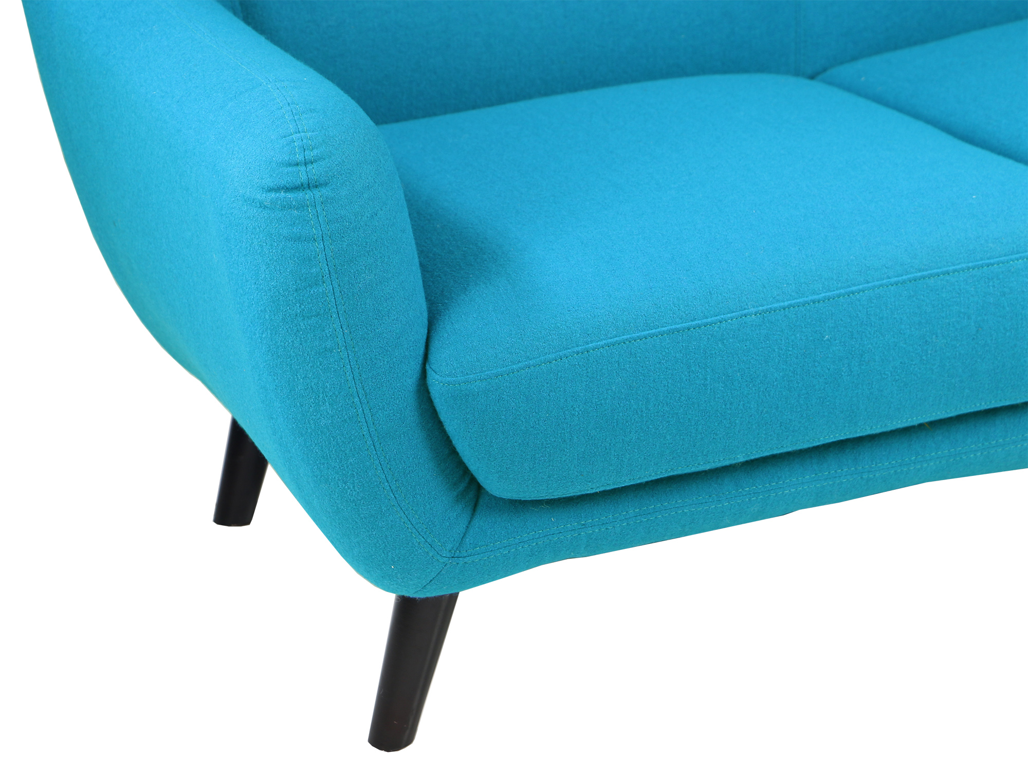 Replica WingBack Designer 2 Seater Sofa (Aqua) - Image 5