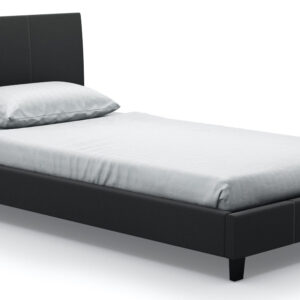 Haagen Single-Sized Bed (Fabric Charcoal)