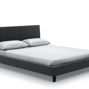 Haagen Queen-Sized Bed (Fabric Charcoal)