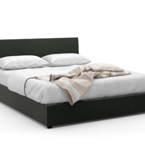Foster Queen-Sized Storage Bed  (Fabric Charcoal)