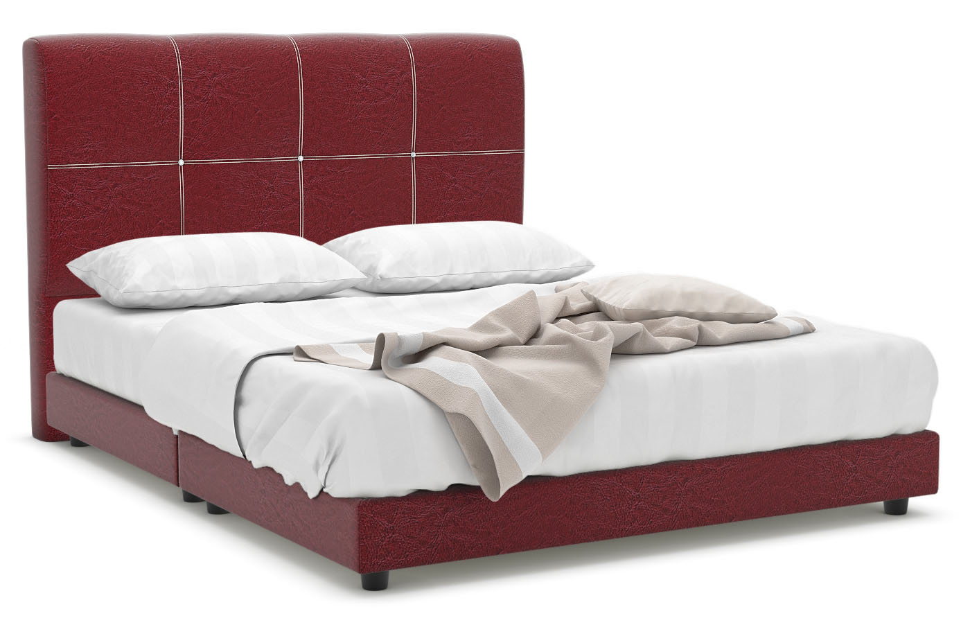 Eugenia Faux Leather Bed Frame