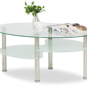 Krystal Eclipse Tempered Glass Coffee Table