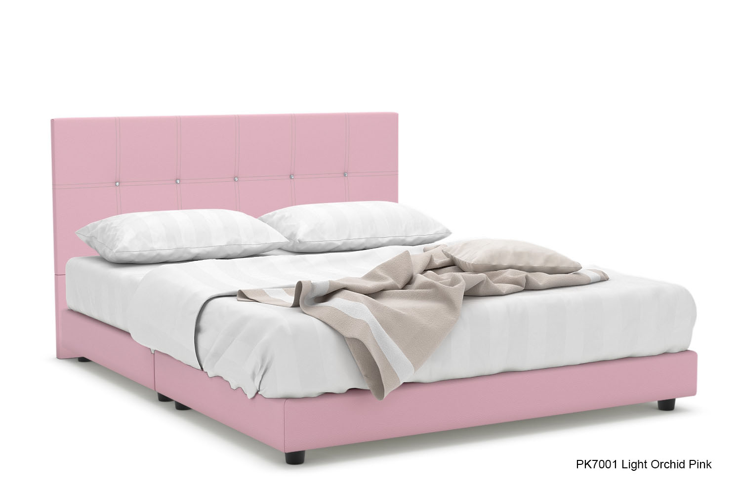 Fred Faux Leather Bed Frame - Image 5