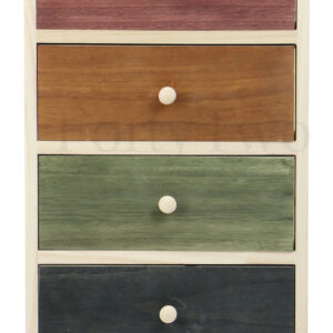 Shabby Chic 4 Drawer Hand Crafted Cabinet