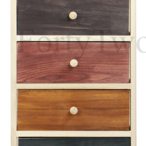 Shabby Chic 5 Drawer Hand Crafted Cabinet