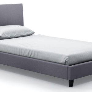 Haagen Single-Sized Bed (Fabric Grey)