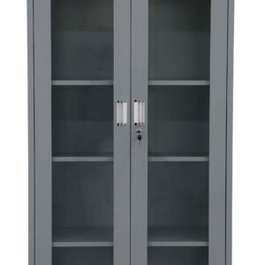 Helena High Steel Filing Cabinet Dark Grey