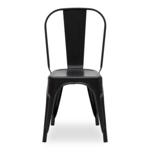 Retro Metal Chair (Black)
