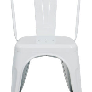 Retro Metal Chair (White)