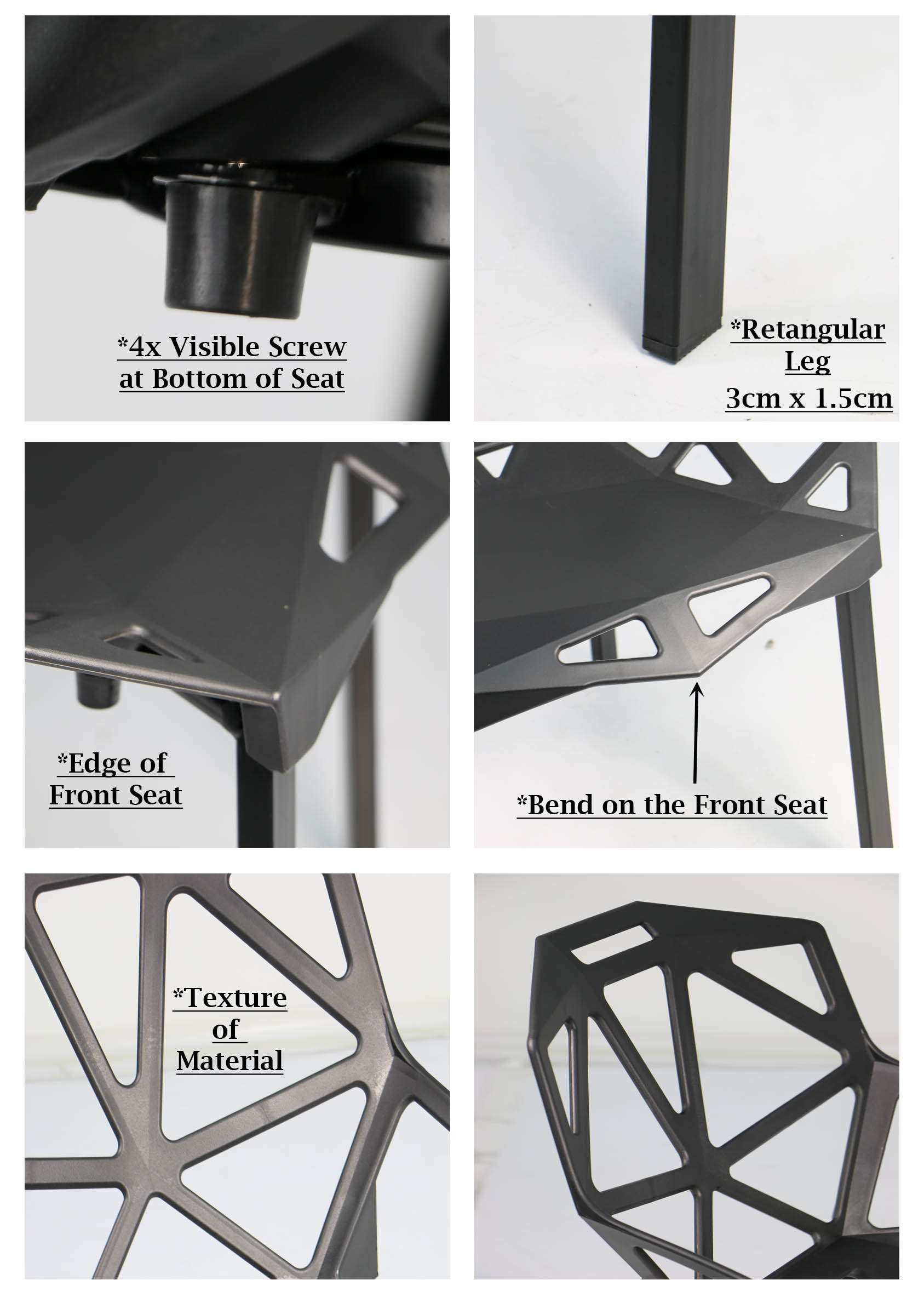 Gendna Chair (Black) - Image 6